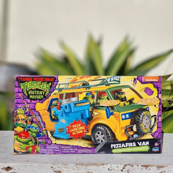 Teenage Mutant Ninja Turtles TMNT Pizza Deliver Van Vehicle Toy Car Mutant Mayhe - Picture 11 of 16